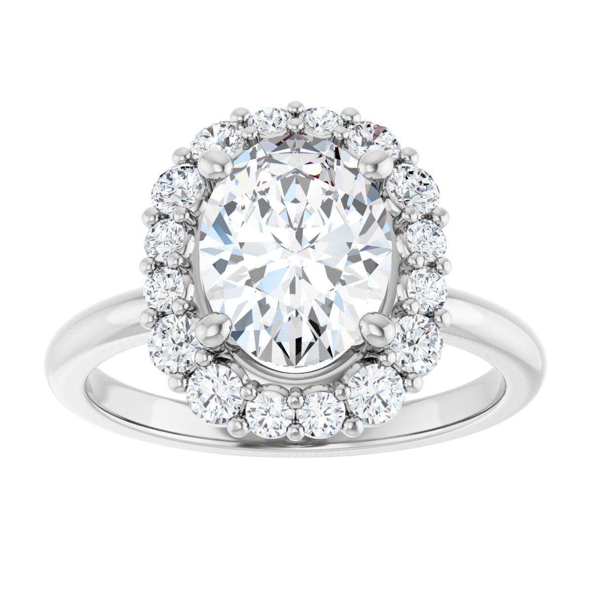 Halo-Style Engagement Ring