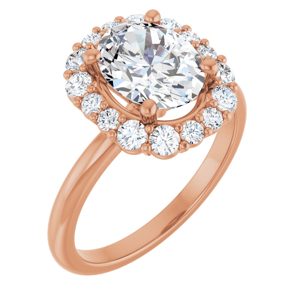 Halo-Style Engagement Ring