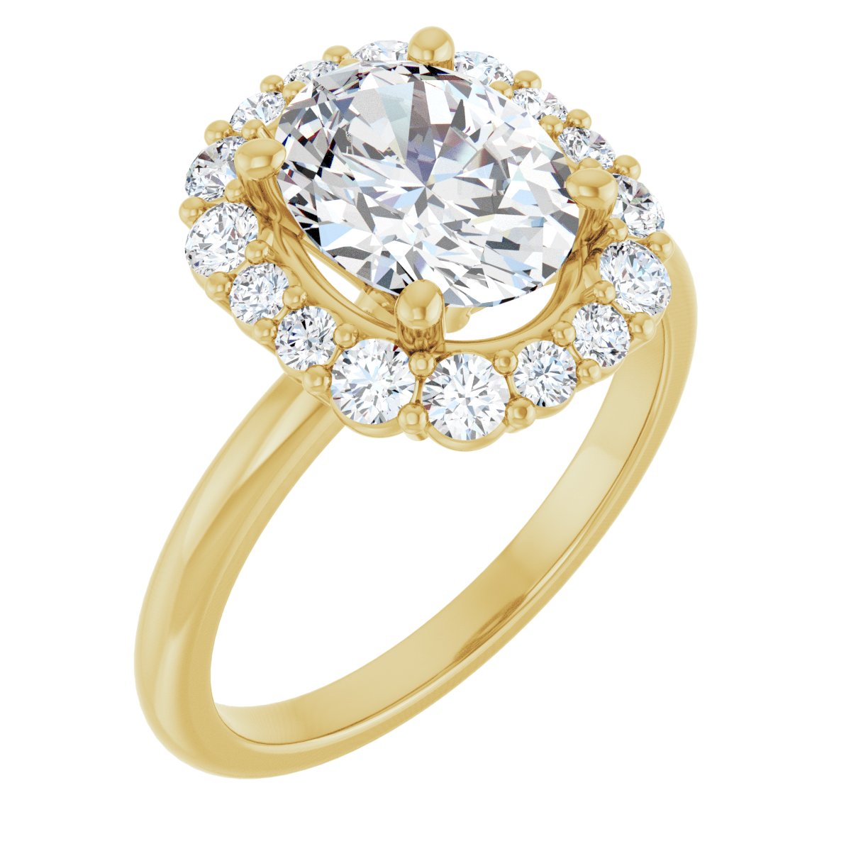 Halo-Style Engagement Ring