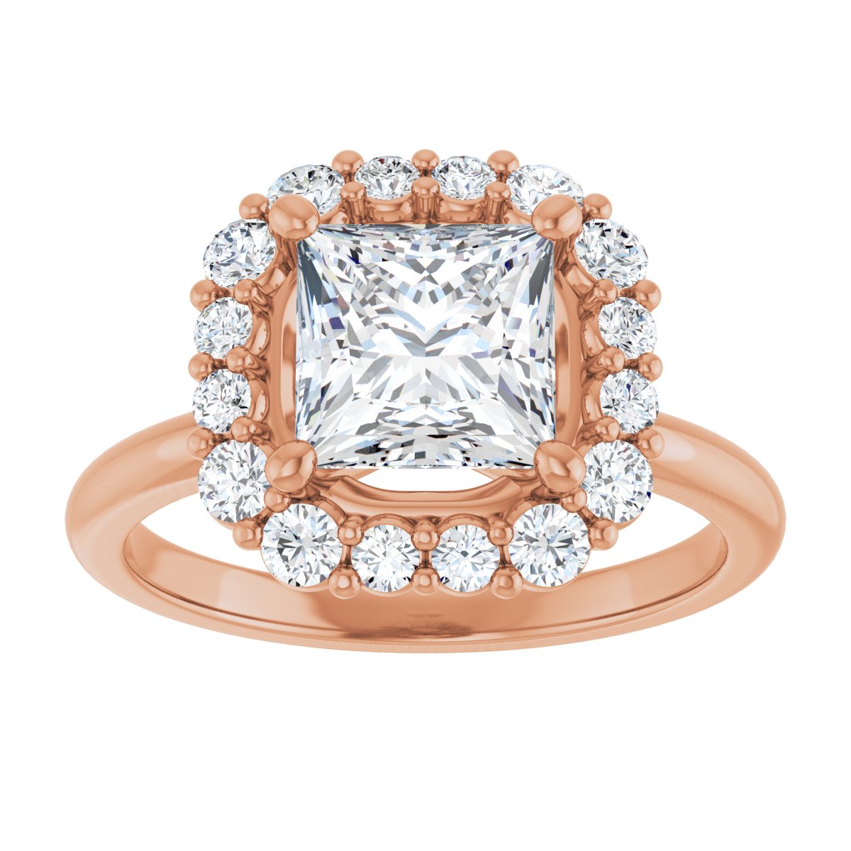 Halo-Style Engagement Ring