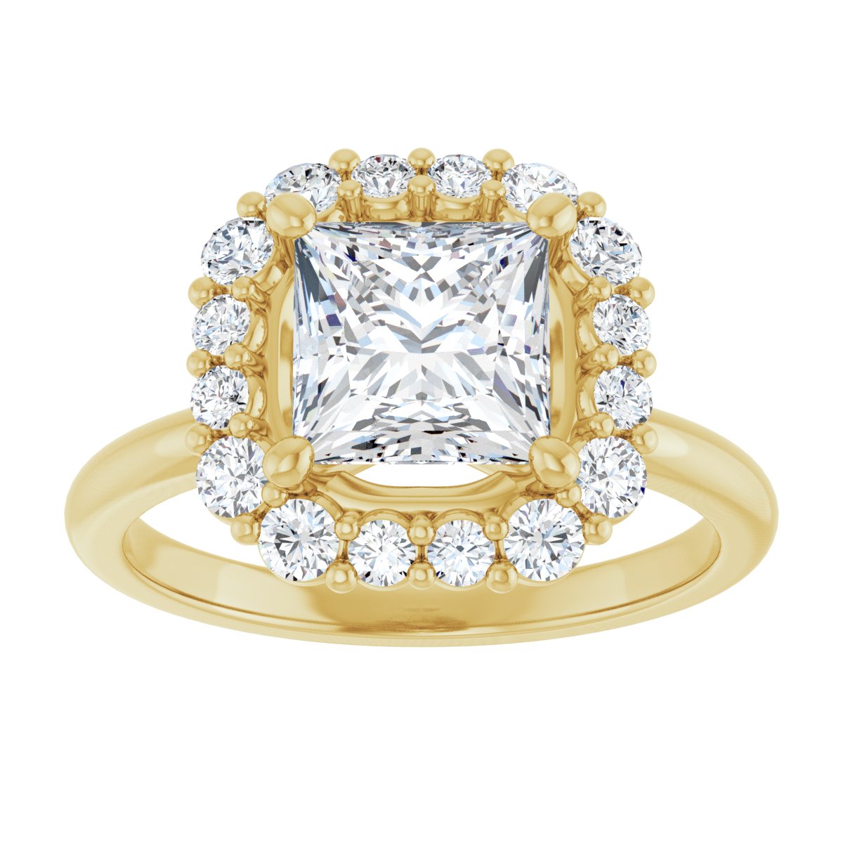 Halo-Style Engagement Ring