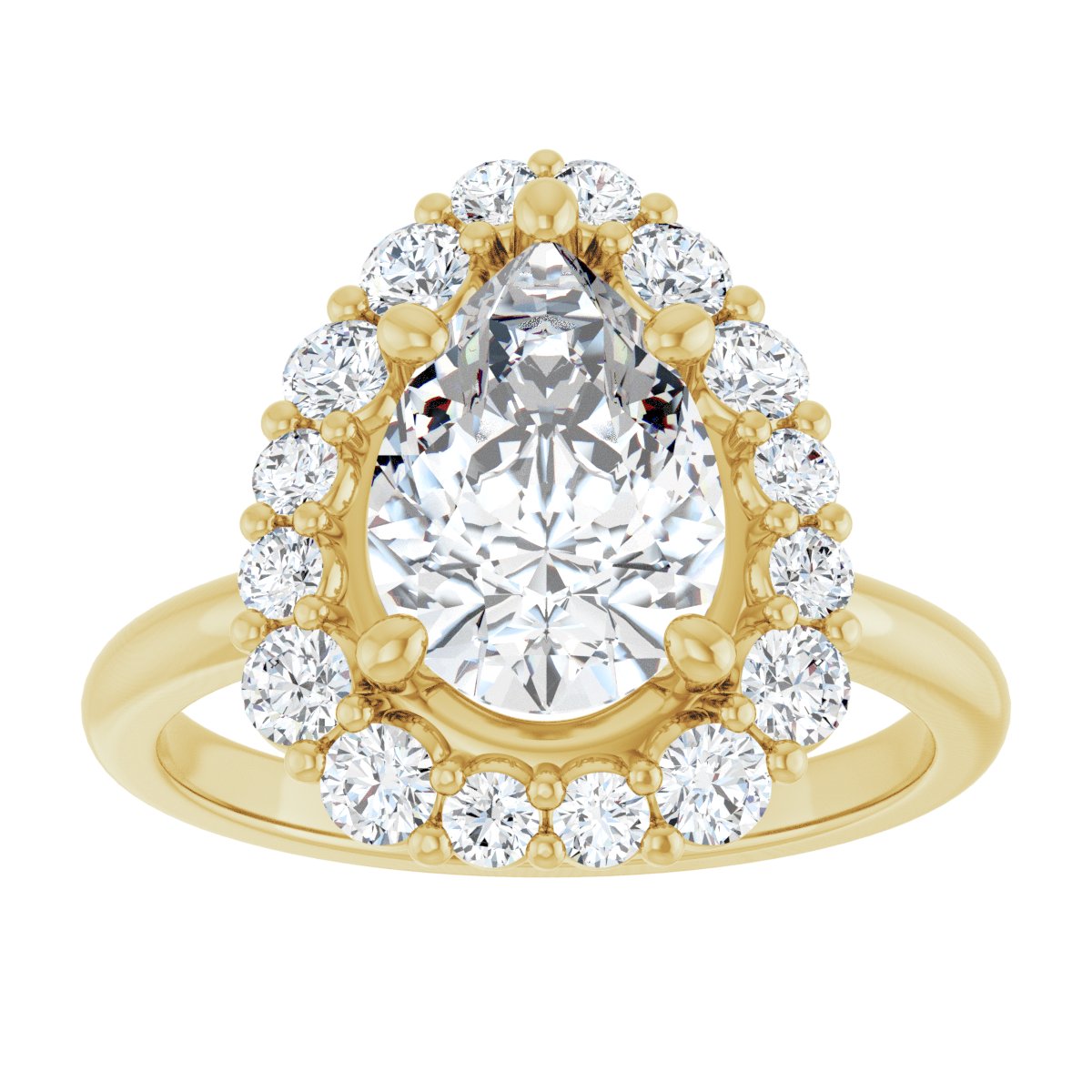 Halo-Style Engagement Ring