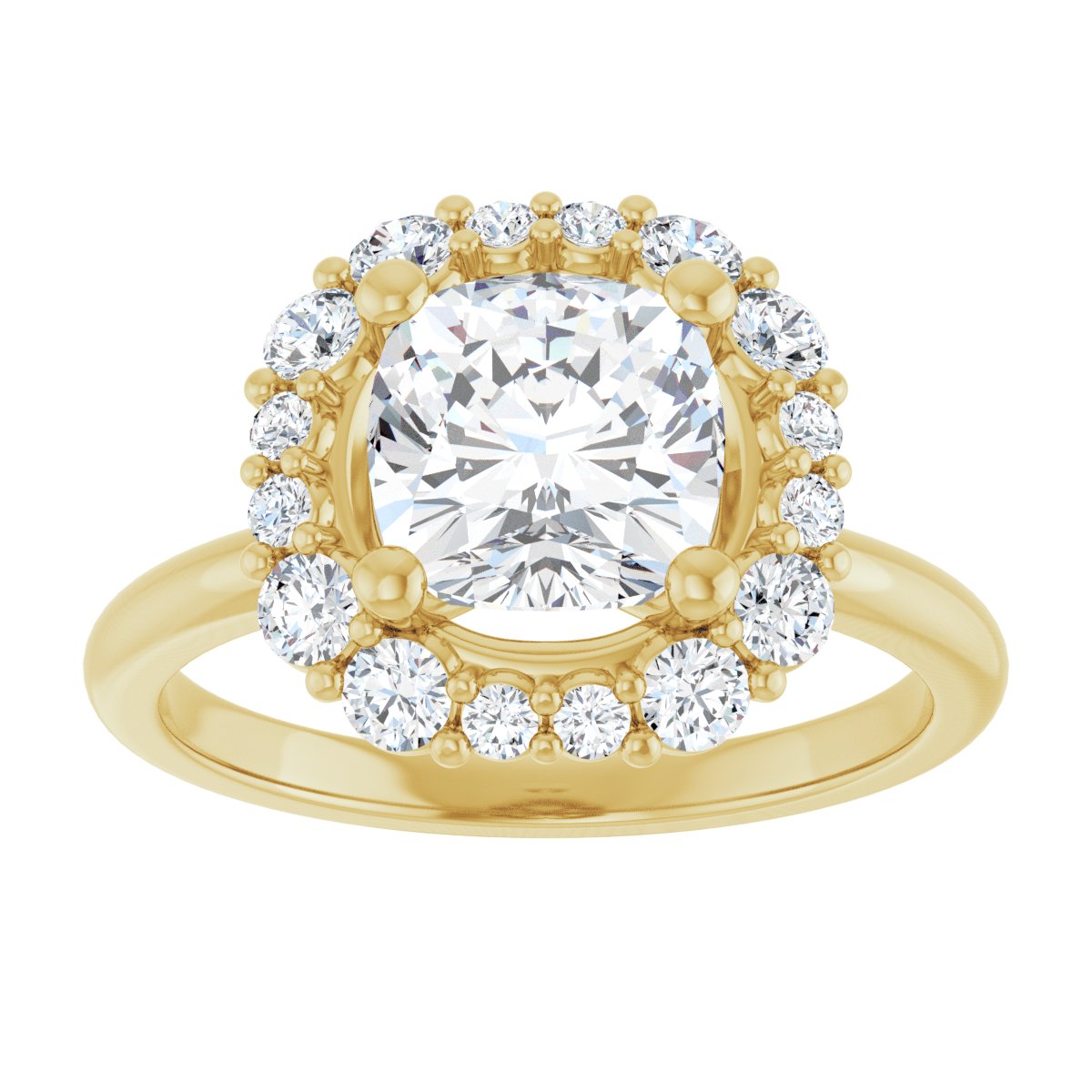 Halo-Style Engagement Ring