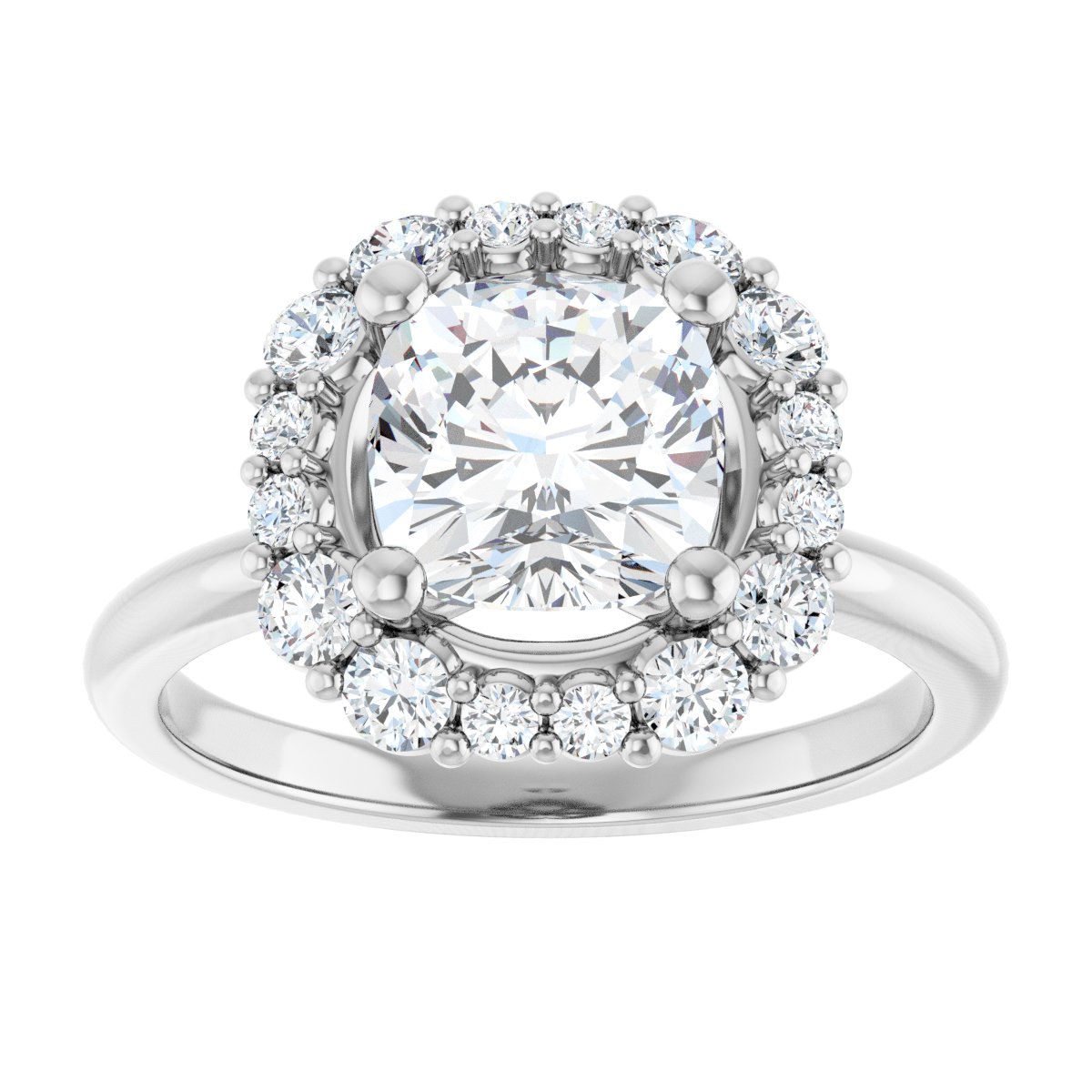 Halo-Style Engagement Ring