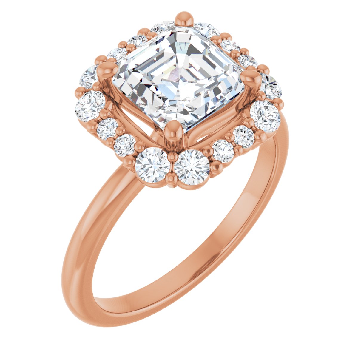 Halo-Style Engagement Ring