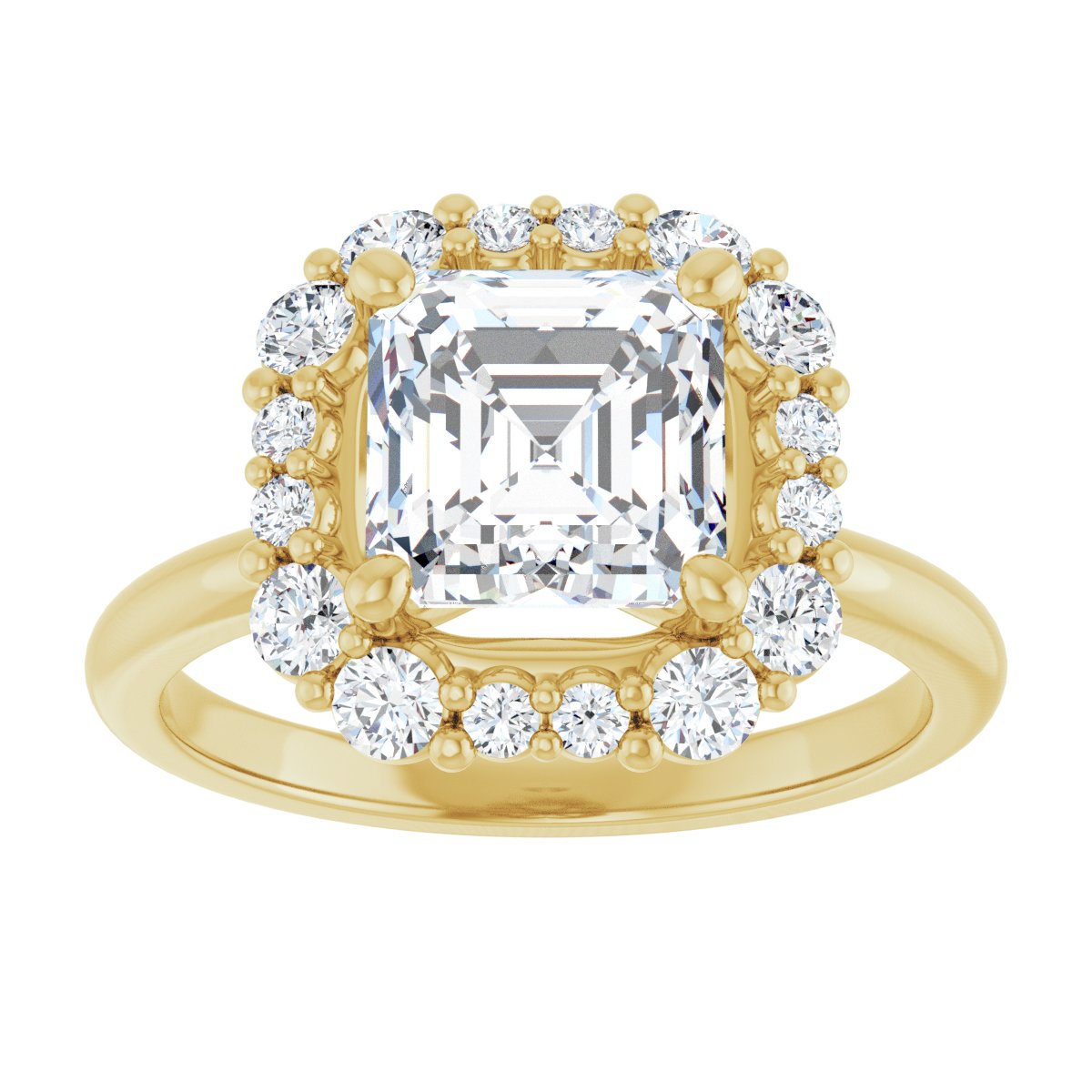 Halo-Style Engagement Ring