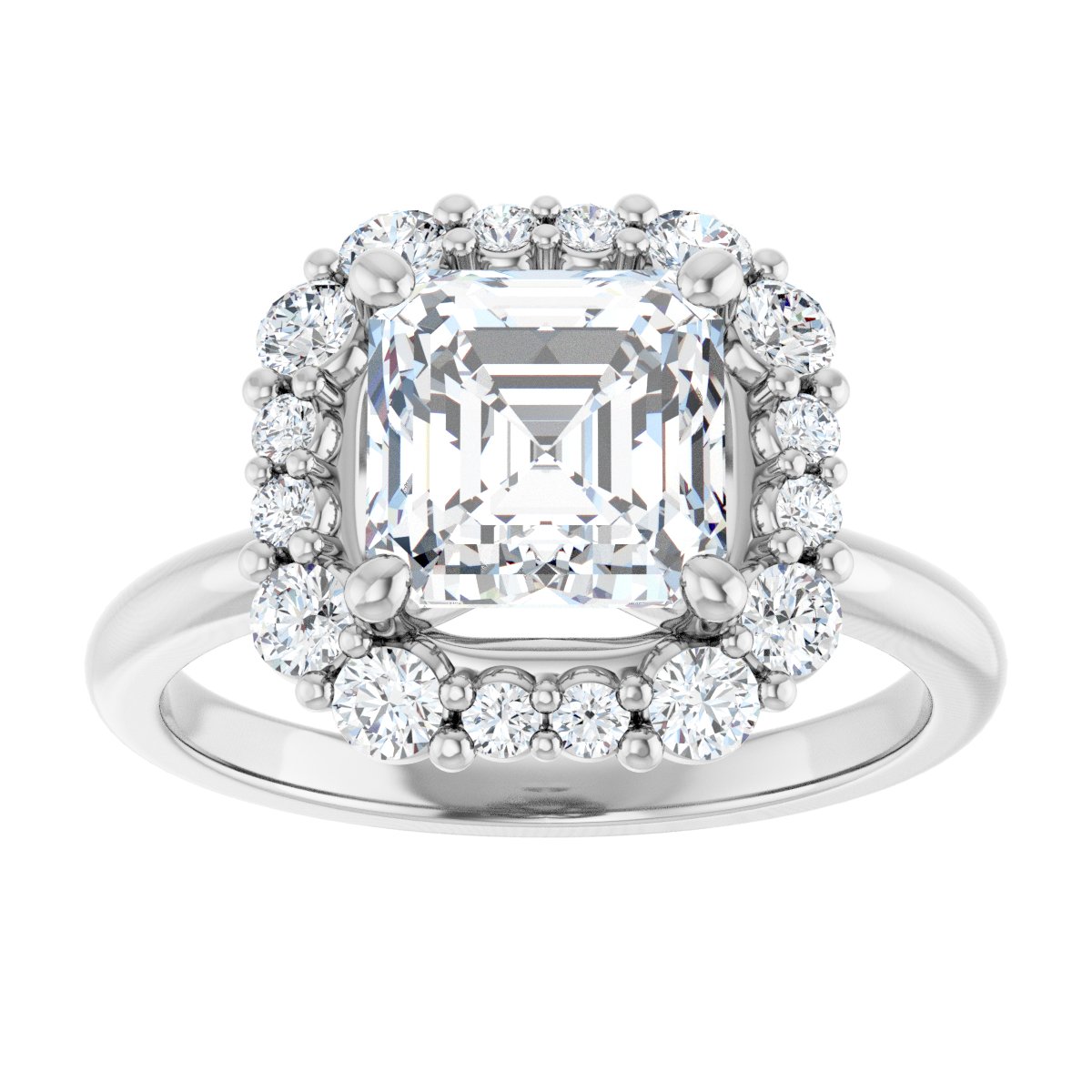Halo-Style Engagement Ring