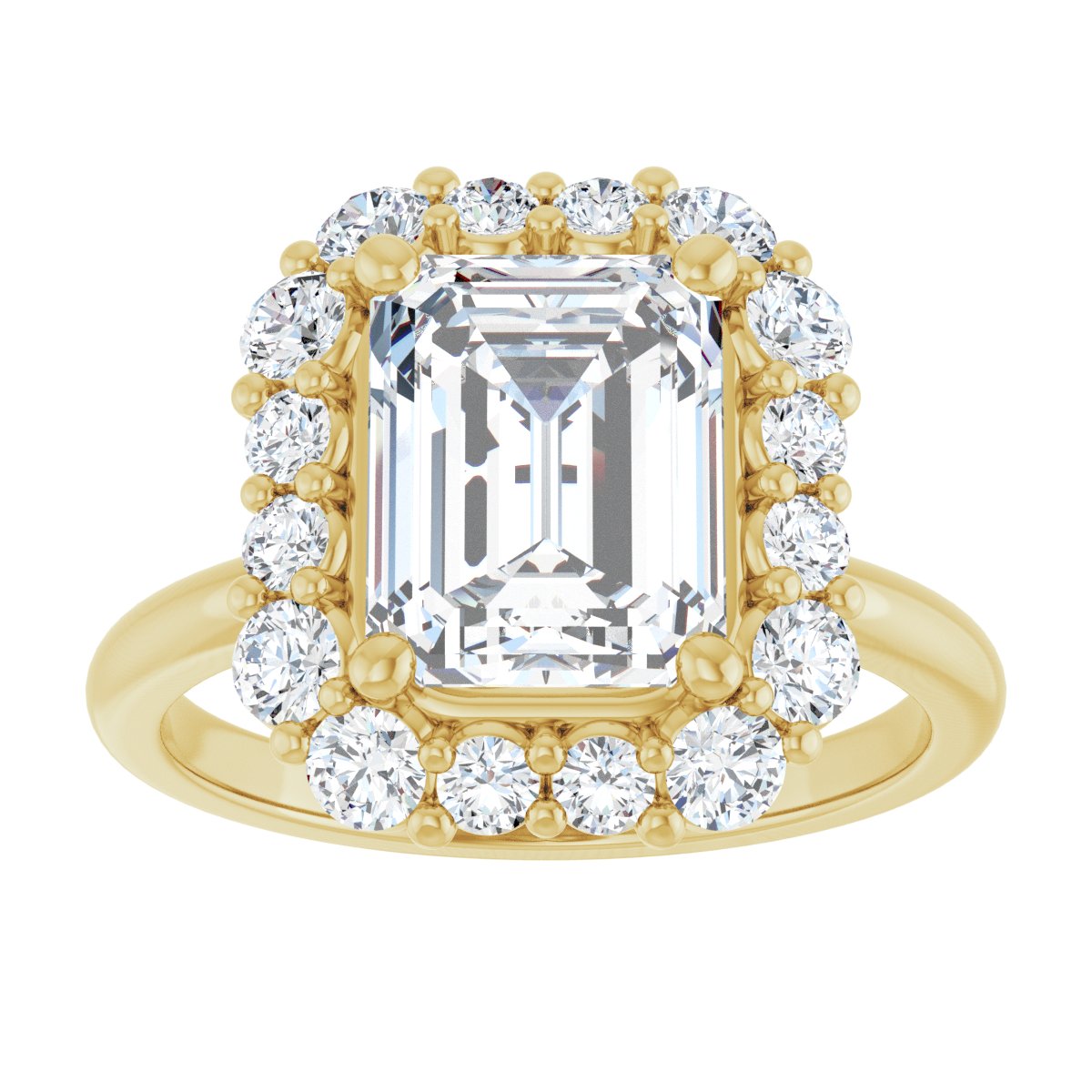 Halo-Style Engagement Ring