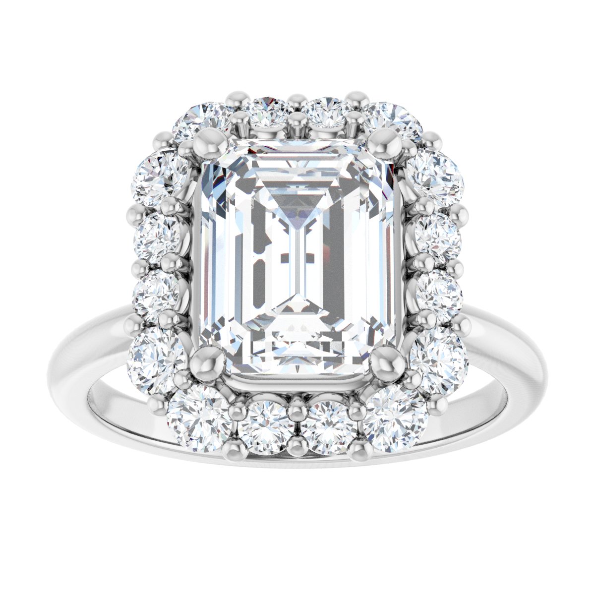 Halo-Style Engagement Ring