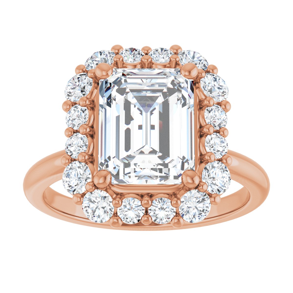 Halo-Style Engagement Ring