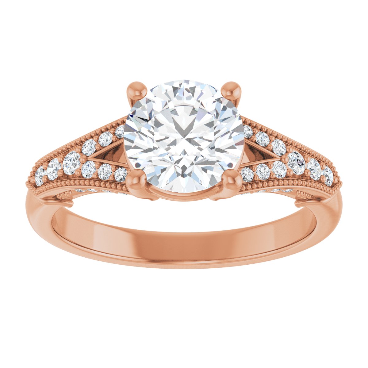 Accented Engagement Ring