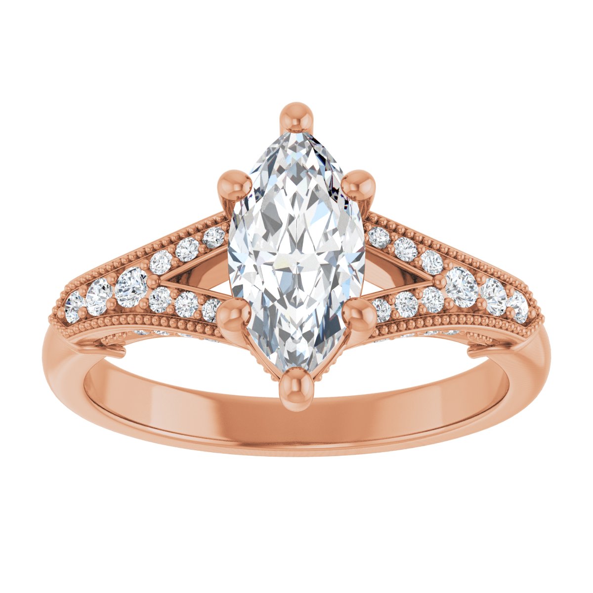 Accented Engagement Ring
