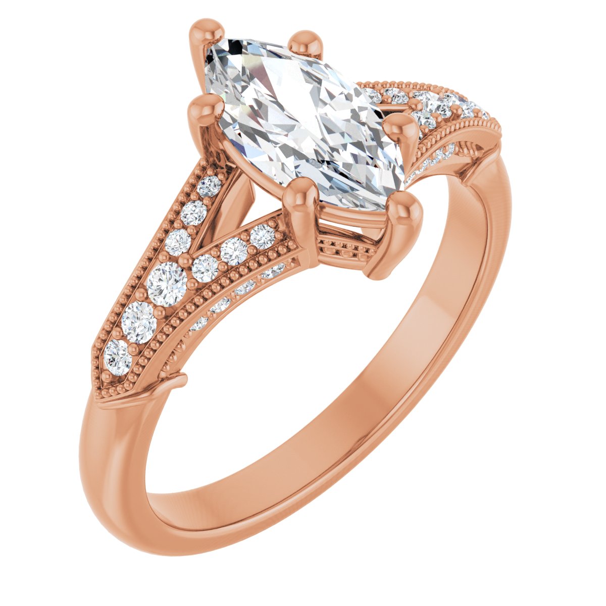 Accented Engagement Ring