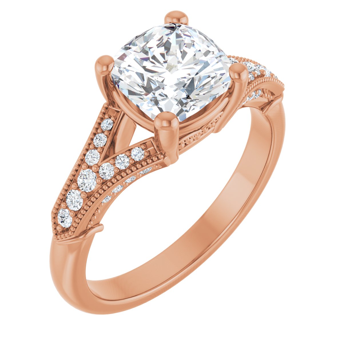 Accented Engagement Ring