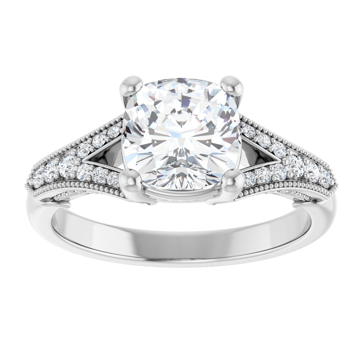 Accented Engagement Ring