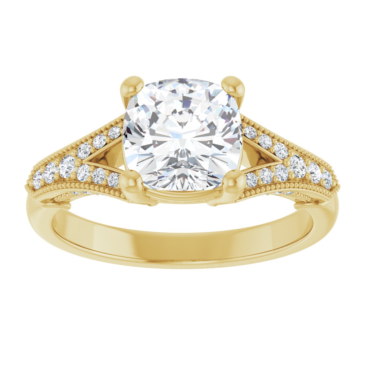 Accented Engagement Ring