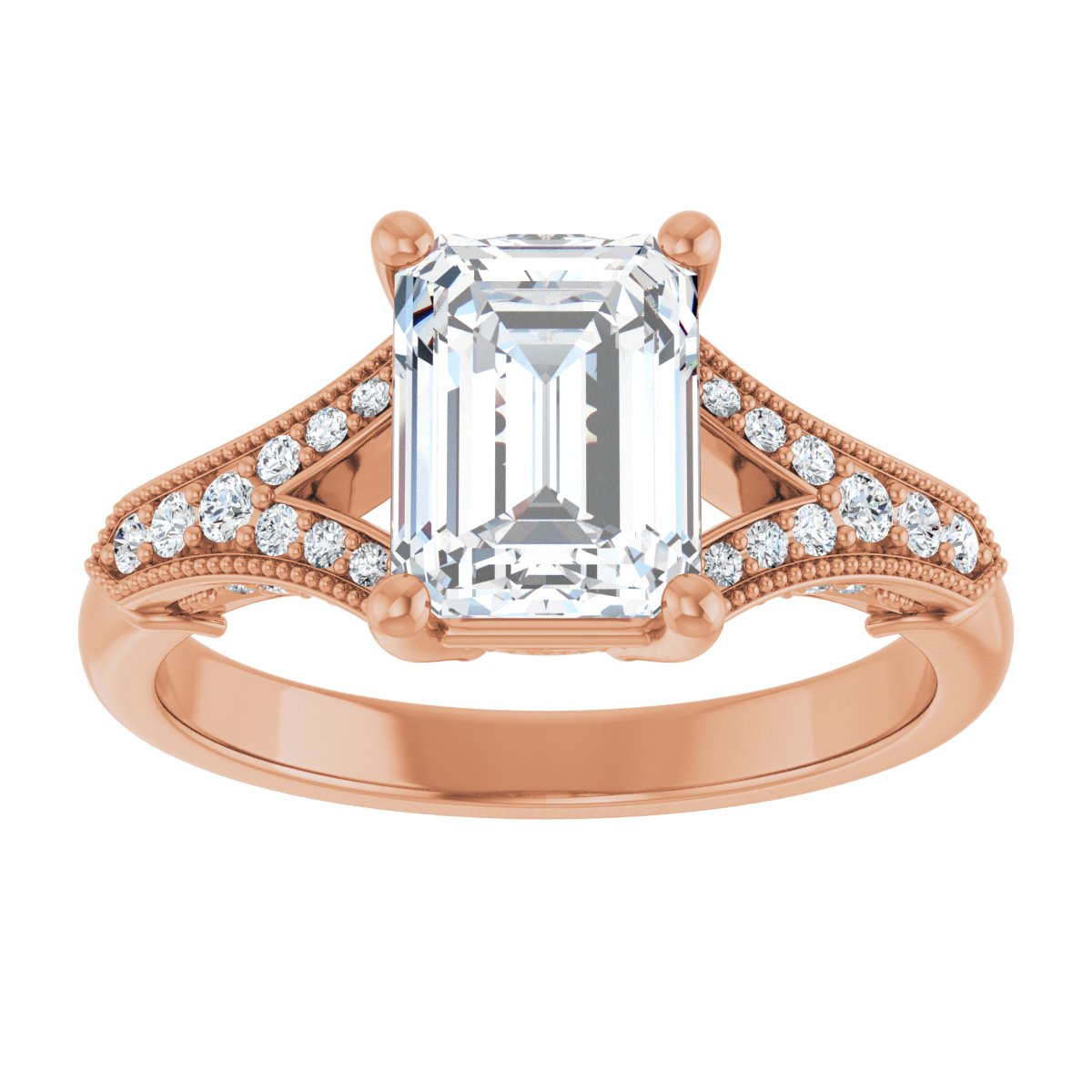 Accented Engagement Ring