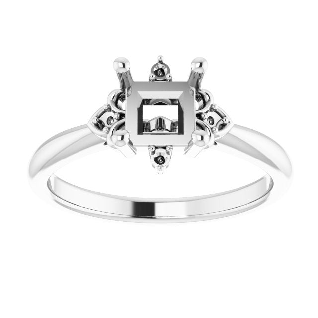 Accented Engagement Ring