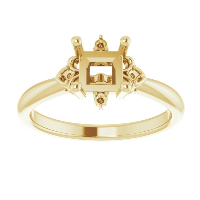 Accented Engagement Ring