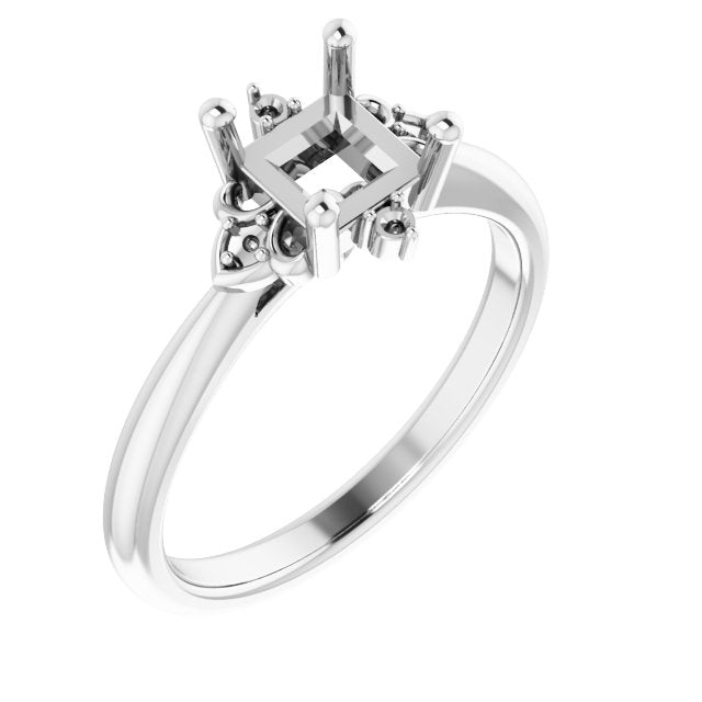 Accented Engagement Ring