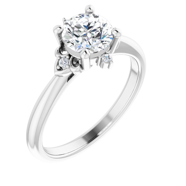 Accented Engagement Ring