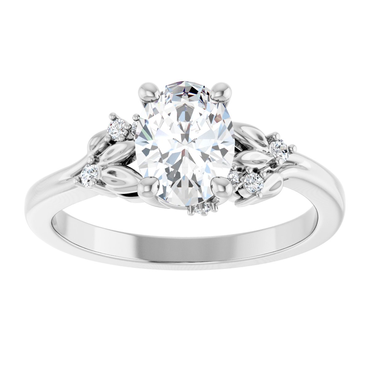 Accented Engagement Ring