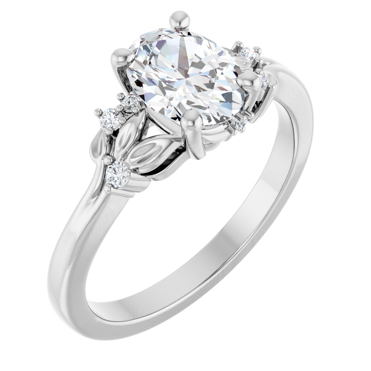 Accented Engagement Ring