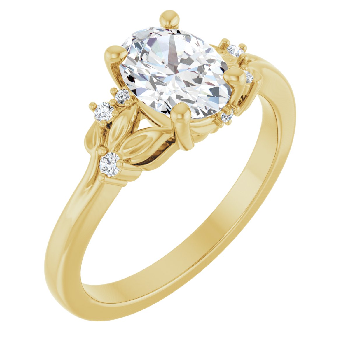 Accented Engagement Ring