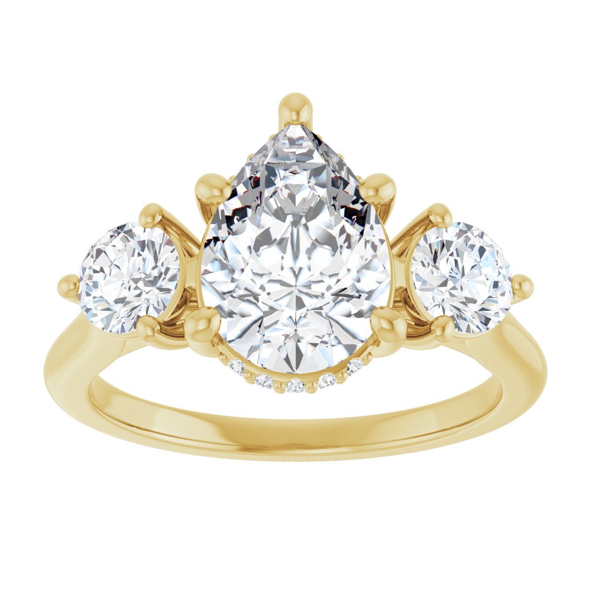 Three-Stone Engagement Ring
