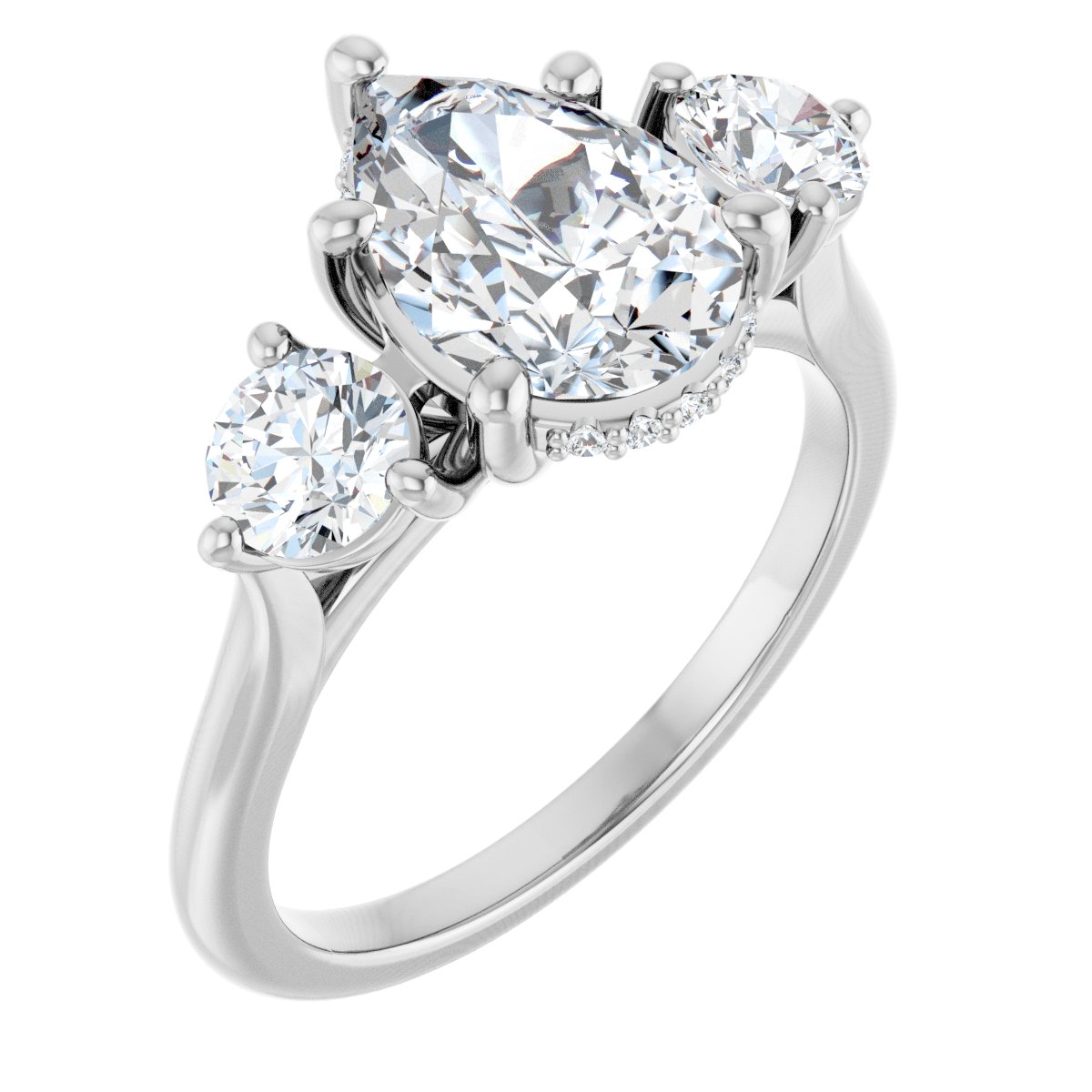 Three-Stone Engagement Ring