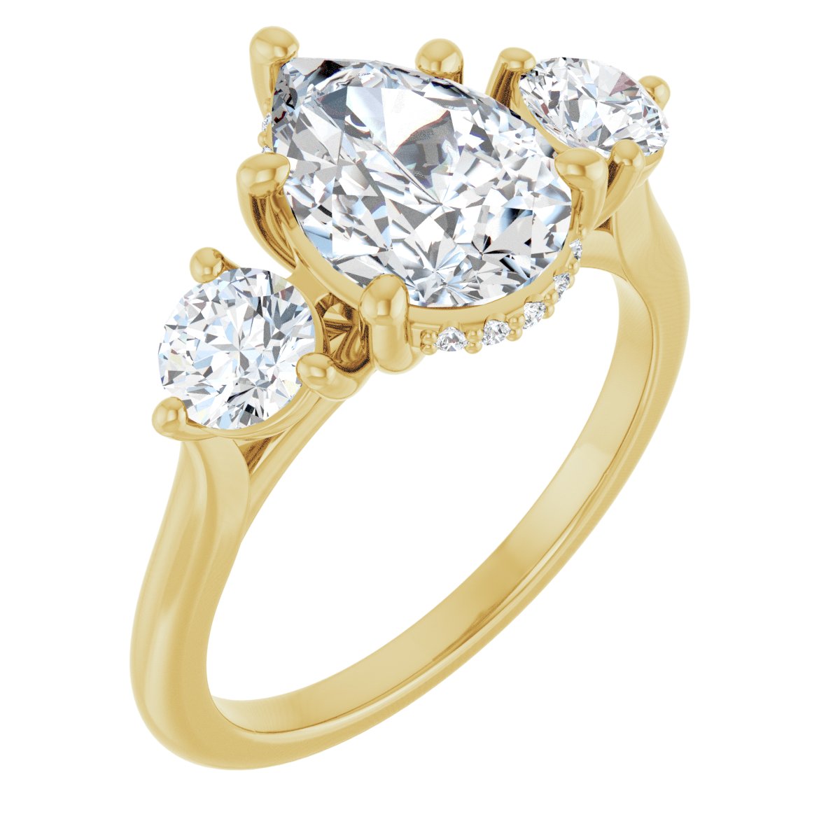 Three-Stone Engagement Ring
