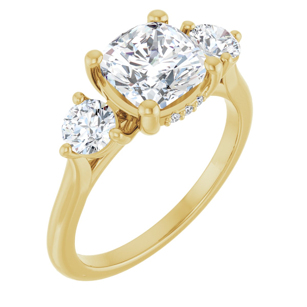 Three-Stone Engagement Ring