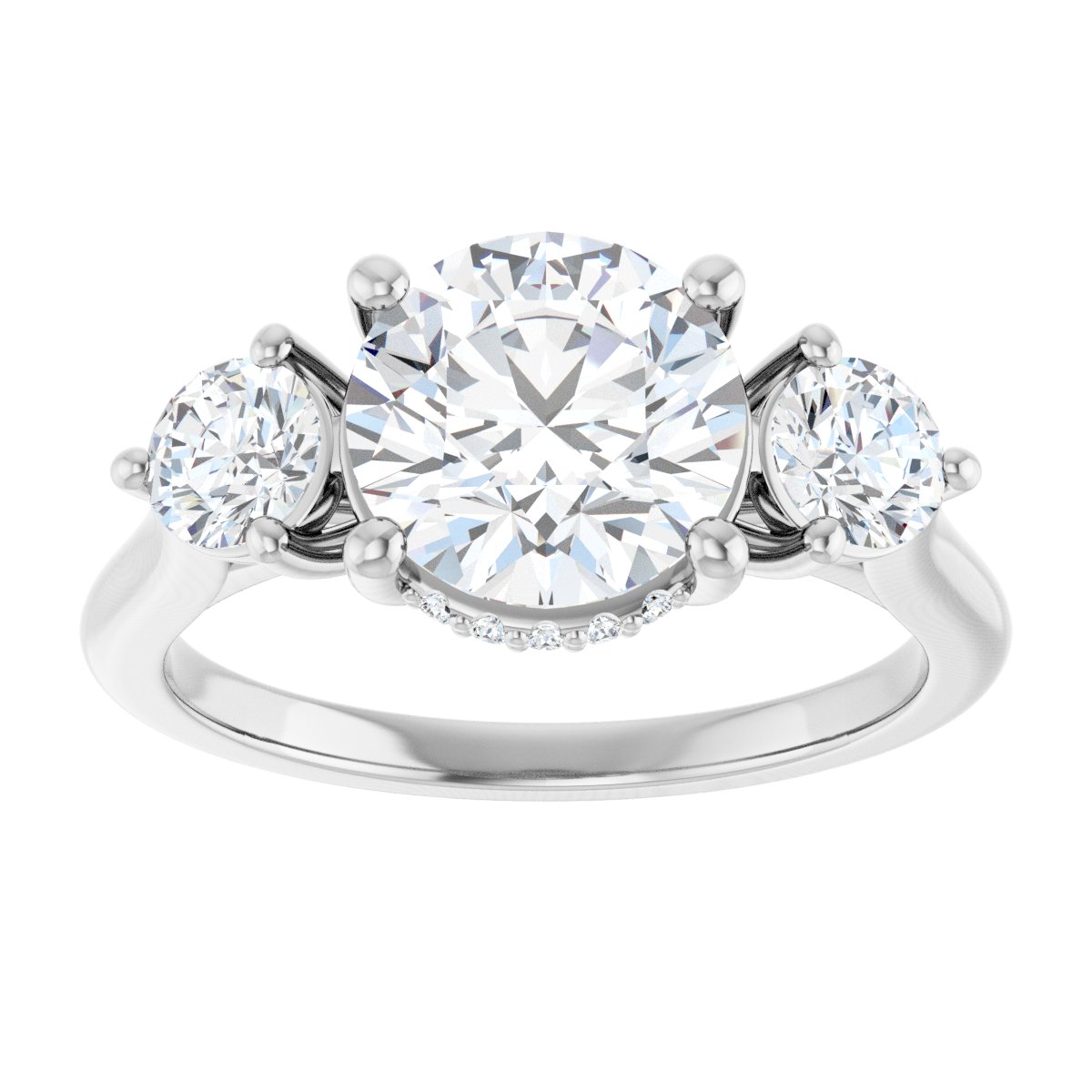 Three-Stone Engagement Ring