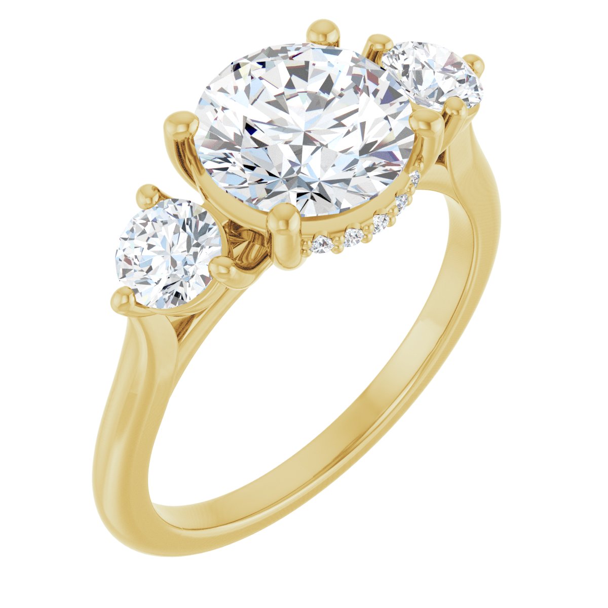 Three-Stone Engagement Ring