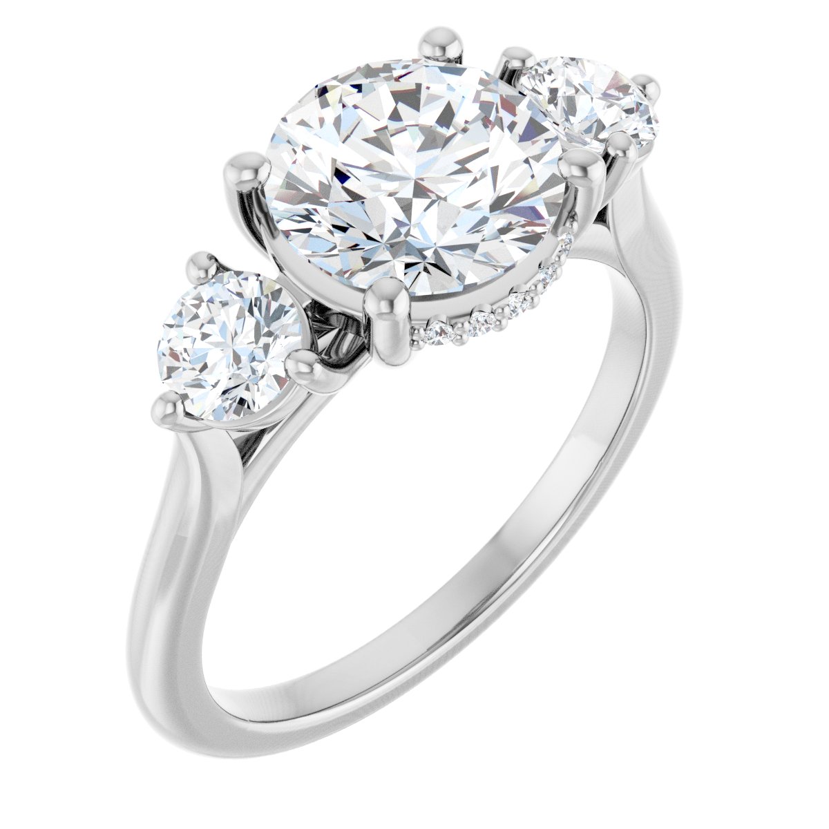 Three-Stone Engagement Ring