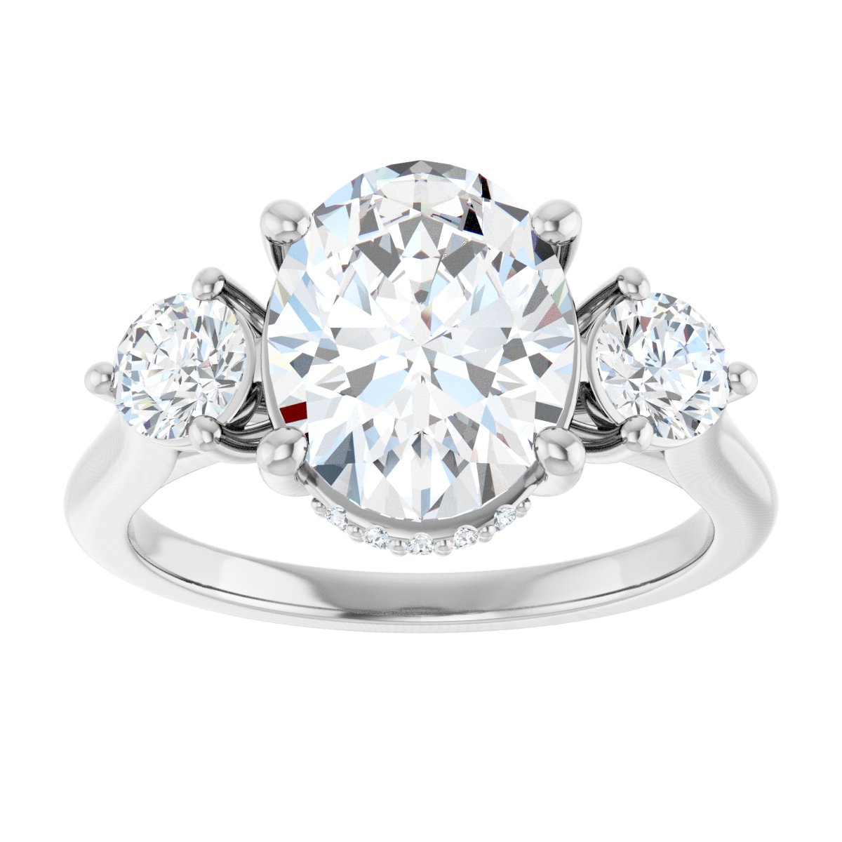 Three-Stone Engagement Ring