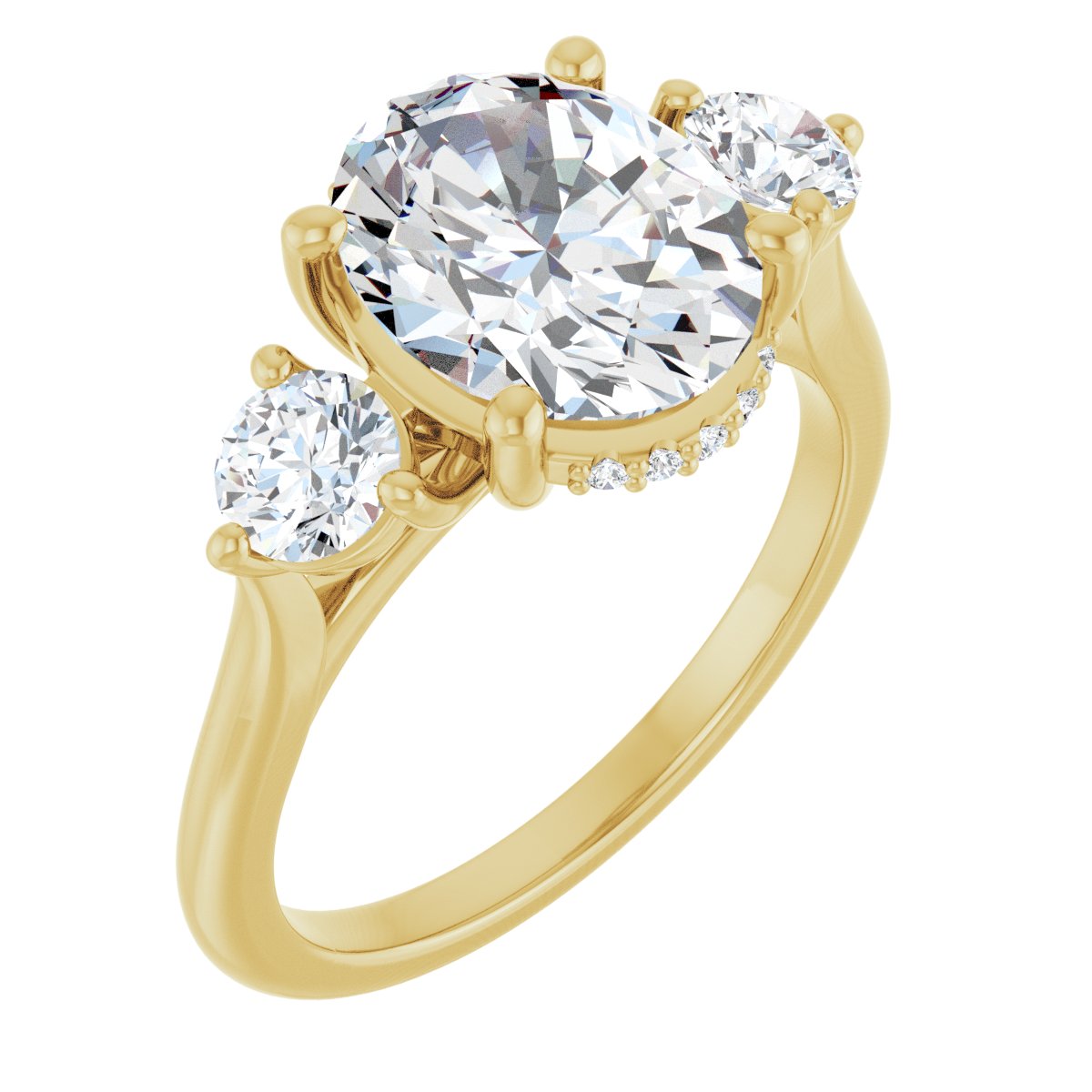Three-Stone Engagement Ring