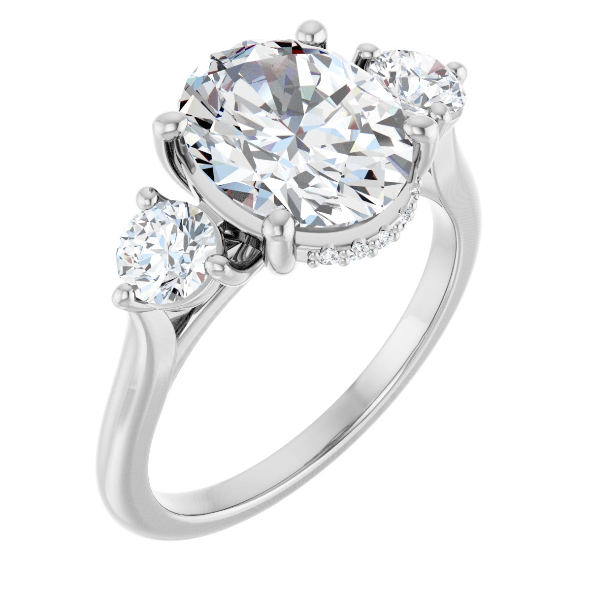 Three-Stone Engagement Ring