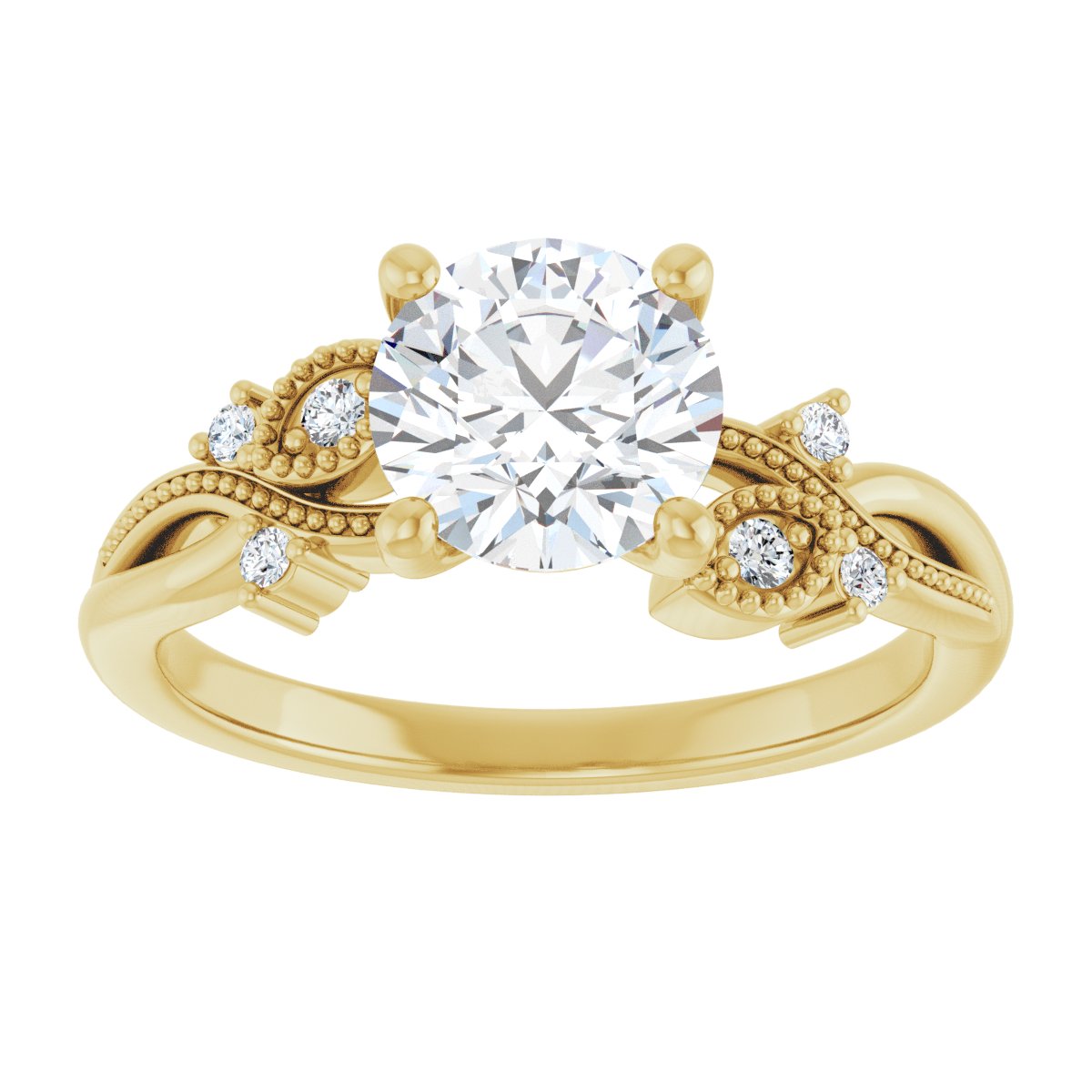 Accented Engagement Ring