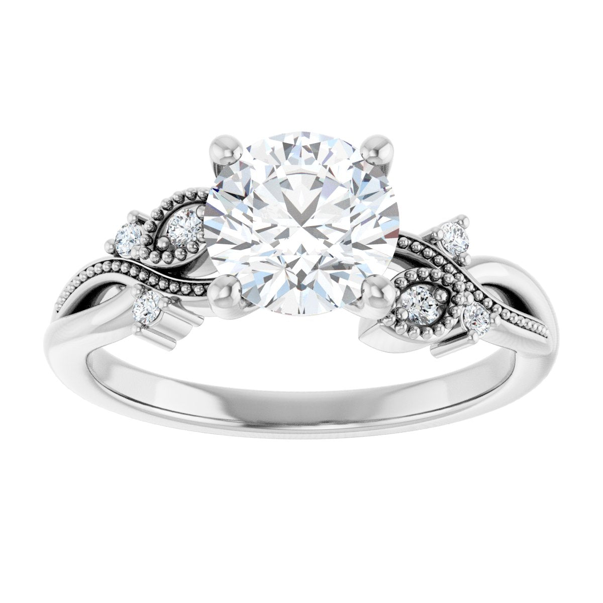 Accented Engagement Ring