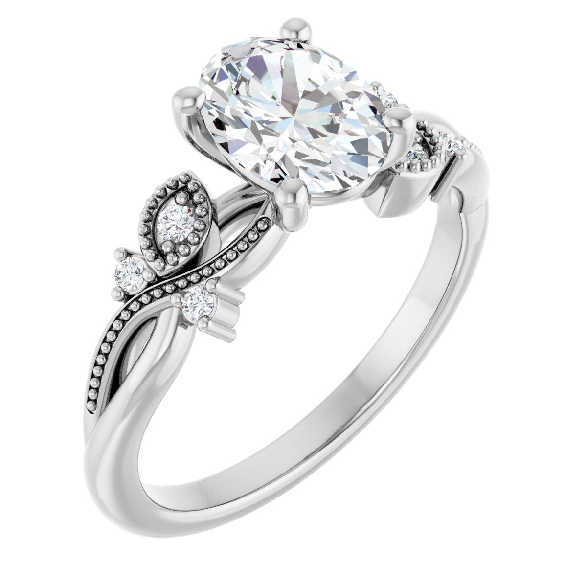 Accented Engagement Ring