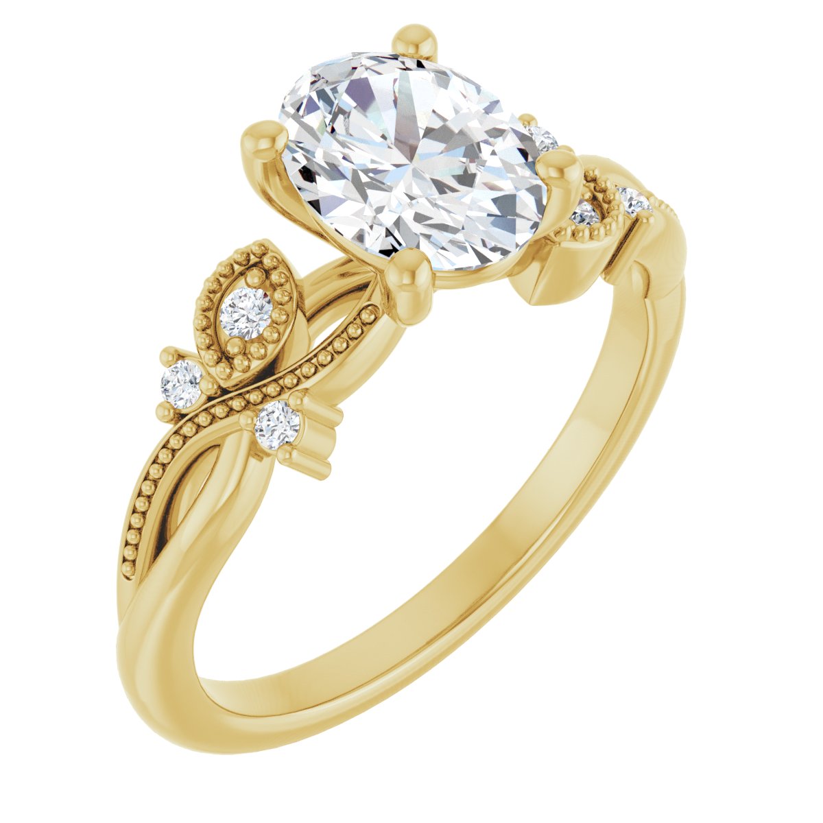 Accented Engagement Ring