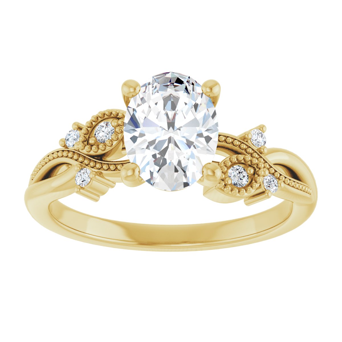 Accented Engagement Ring