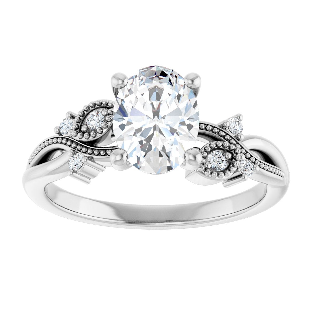 Accented Engagement Ring
