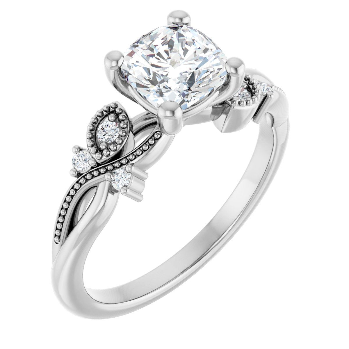 Accented Engagement Ring