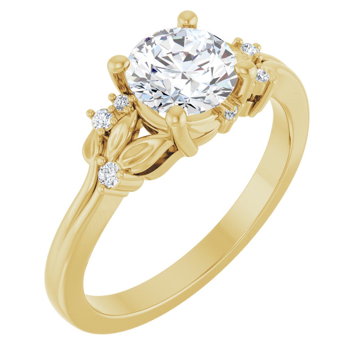 Accented Engagement Ring
