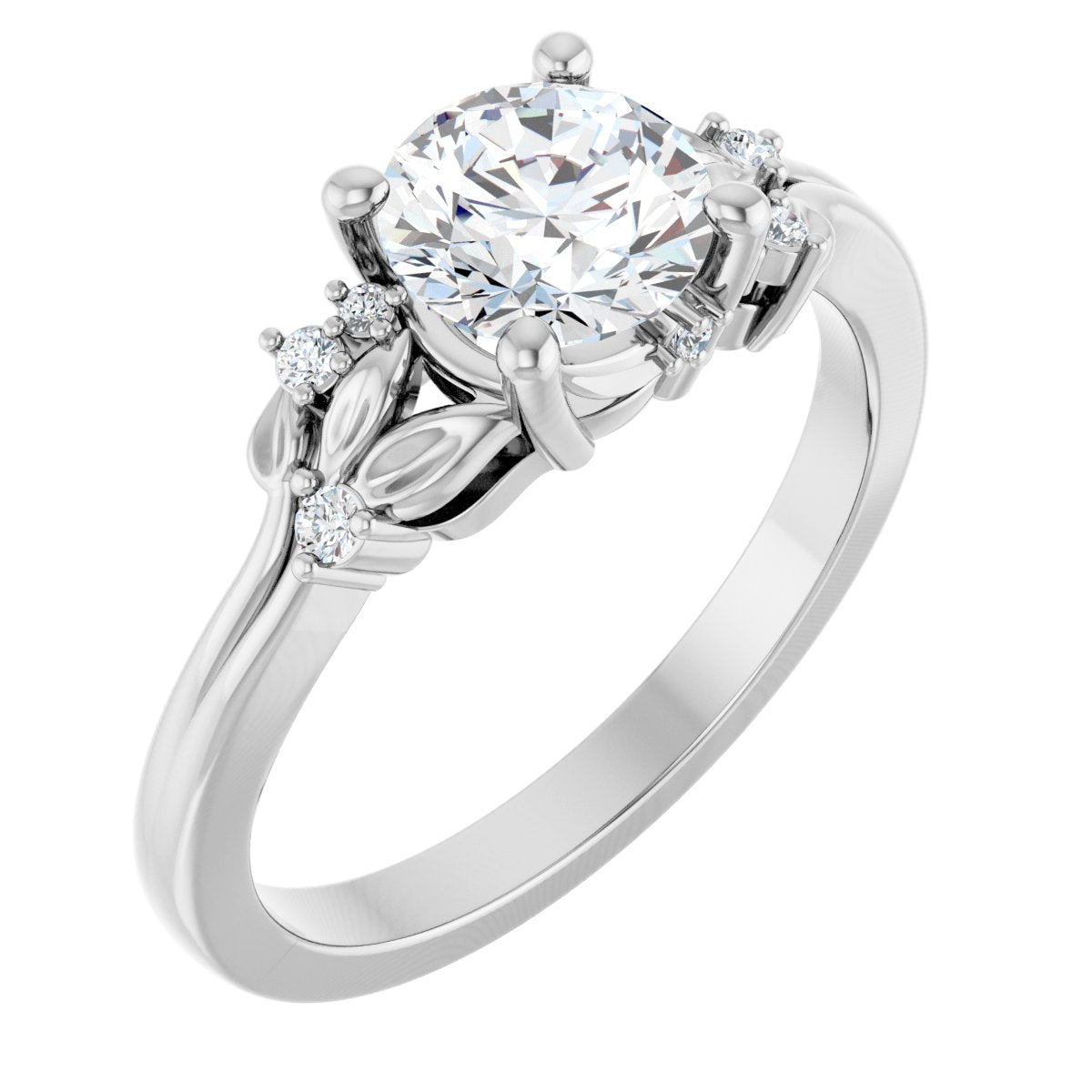Accented Engagement Ring