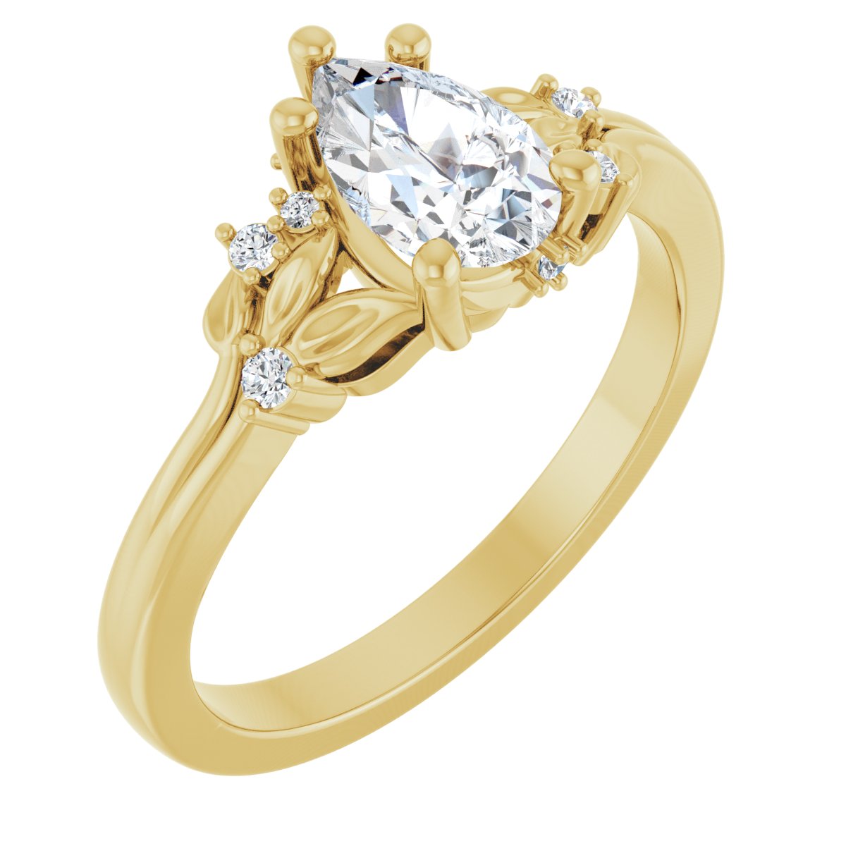 Accented Engagement Ring
