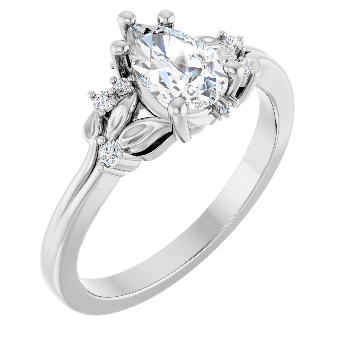 Accented Engagement Ring