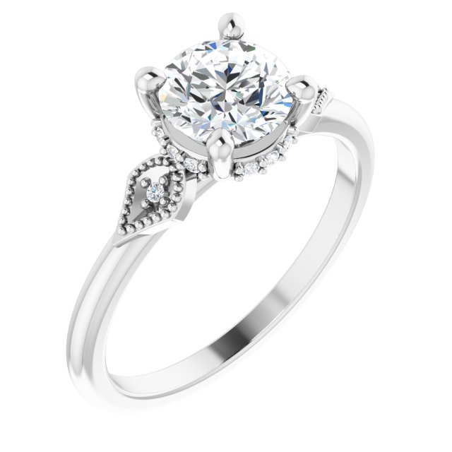 Halo-Style Engagement Ring or Band